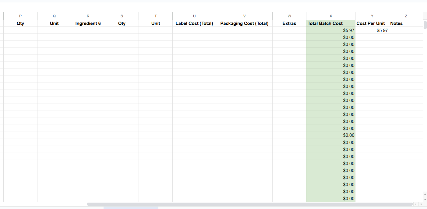 Handmade Product Pricing Calculator | Google Sheets for Candles, Soaps & Body Care (Retail + Wholesale)