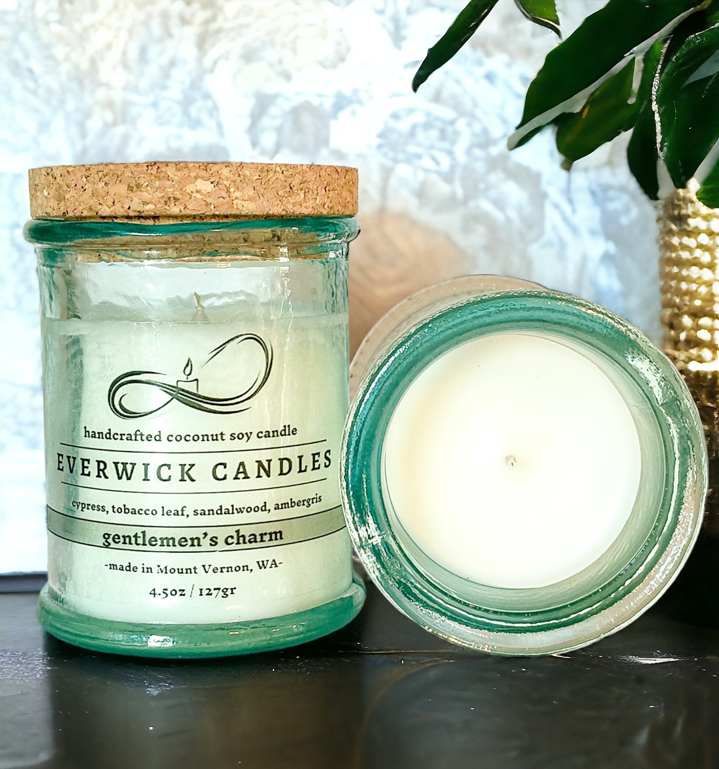 GENTLEMEN'S CHARM - Cypress,Tobacco Leaf, Sandalwood, Ambergris, Lemon Oil, Cedarwood Oil